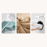 Stylish Cotton-Linen Sofa - Khaki, Natural, Light Blue, Dark Gray, and Green Options fsx-995