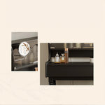 Elegant Ash Wood Stool with Synthetic Leather Seat - Perfect for Any Space ful-4446-st