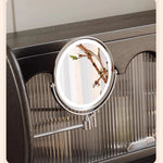 Elegant Ash Wood Stool with Synthetic Leather Seat - Perfect for Any Space ful-4446-st