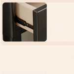 Elegant Ash Wood Stool with Synthetic Leather Seat - Perfect for Any Space ful-4446-st