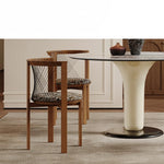 Modern Ash Wood Dining Chair with Stylish Synthetic Leather – Elegant Seating for Your Home ful-4470