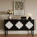 Elegant Ash Wood Multi-layer Cabinet with Unique Design - Perfect for Stylish Storage Solutions ful-4472