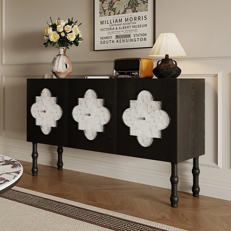 Elegant Ash Wood Multi-layer Cabinet with Unique Design - Perfect for Stylish Storage Solutions ful-4472