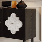 Elegant Ash Wood Multi-layer Cabinet with Unique Design - Perfect for Stylish Storage Solutions ful-4472
