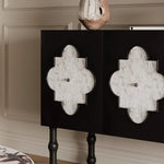 Elegant Ash Wood Multi-layer Cabinet with Unique Design - Perfect for Stylish Storage Solutions ful-4472