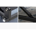 Chic Light Gray Blue Sofa - Solid Wood Frame & Premium Leathaire Upholstery fwlp-944