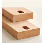 Sleek Beech Wood Bed Frame with Modern Metal Accents for a Stylish Bedroom fxgmz-587