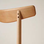 Beech Wood Chair in Natural Finish - Elegant and Timeless Design fxgmz-593