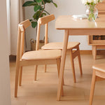 Beech Wood Chair in Natural Finish - Elegant and Timeless Design fxgmz-593