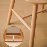 Elegant Chair in Natural Beech Wood Finish fxgmz-594