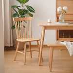 Elegant Chair in Natural Beech Wood Finish fxgmz-594