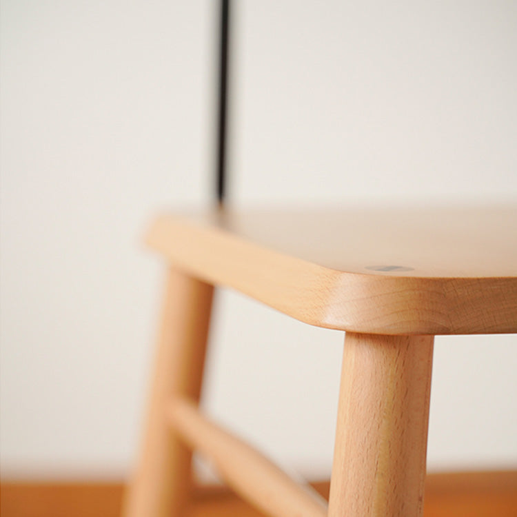 Sleek Beech Wood Chair in Natural Wood Finish – Modern and Durable Seating fxgmz-595