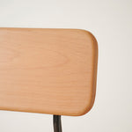 Sleek Beech Wood Chair in Natural Wood Finish – Modern and Durable Seating fxgmz-595