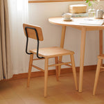 Sleek Beech Wood Chair in Natural Wood Finish – Modern and Durable Seating fxgmz-595