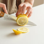 Elegant White Natural Wood Dining Table with Durable Sintered Stone Top & Sturdy Beech Wood Multi-Layer Board fxgmz-598