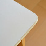 Stylish Multi-Layer Wood Dining Table with Elegant Natural Sintered Stone Top fxgmz-599