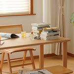 Stunning Natural Beech Wood Table - Elegant and Durable Furniture Piece fxgmz-600