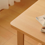 Stunning Natural Beech Wood Table - Elegant and Durable Furniture Piece fxgmz-600