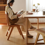 Stunning Natural Beech Wood Table - Elegant and Durable Furniture Piece fxgmz-600