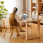 Stunning Natural Beech Wood Table - Elegant and Durable Furniture Piece fxgmz-600