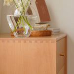 Stylish Beech Wood Multi-Layer Board Cabinet - Natural Wood Finish fxgmz-610