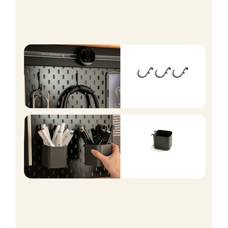 Stylish Multi-Layer Beech Wood Table with Sturdy Metal Legs fxgmz-618