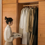 Elegant Natural Cherry and Beech Wood Cabinet – Exquisite Wooden Home Furniture fxgmz-621