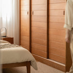 Elegant Natural Cherry and Beech Wood Cabinet – Exquisite Wooden Home Furniture fxgmz-621