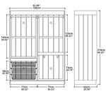 Elegant Natural Cherry and Beech Wood Cabinet – Exquisite Wooden Home Furniture fxgmz-621