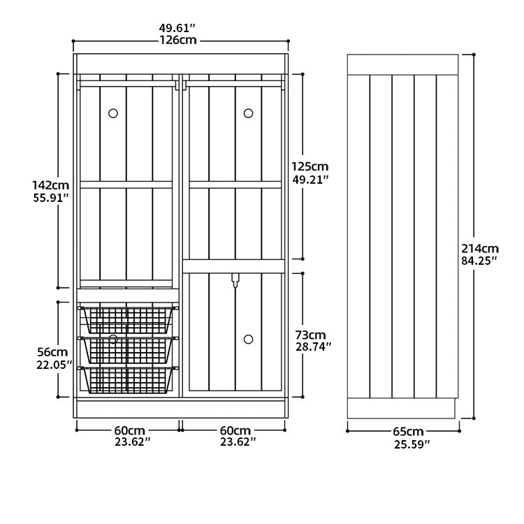Elegant Natural Cherry and Beech Wood Cabinet – Exquisite Wooden Home Furniture fxgmz-621