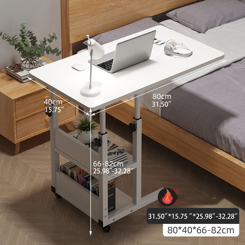 Natural Wood Color Multi-Layer Board - Stylish Table with White and Black Accents fxjc-508