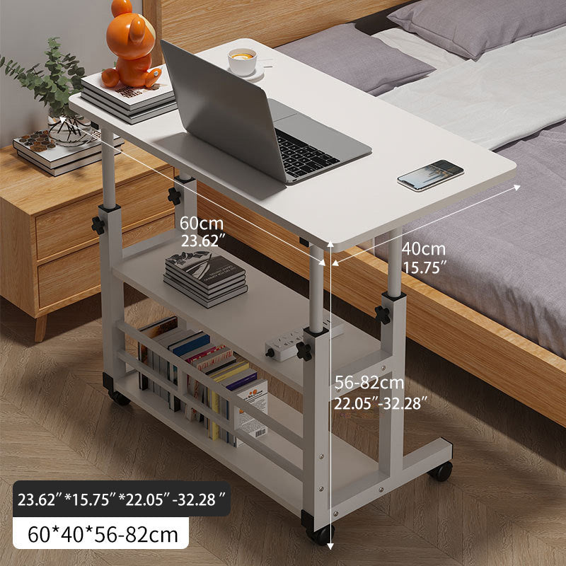 Natural Wood Color Multi-Layer Board - Stylish Table with White and Black Accents fxjc-508