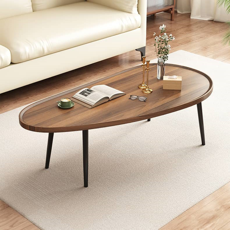 Modern Elegant Tea Table in Brown, Black, White, and Natural Finishes - Perfect for Any Decor! fxjc-912