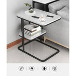 Stylish Modern Tea Table in Black, White, and Gray – Perfect for Any Living Room Decor fxjc-913