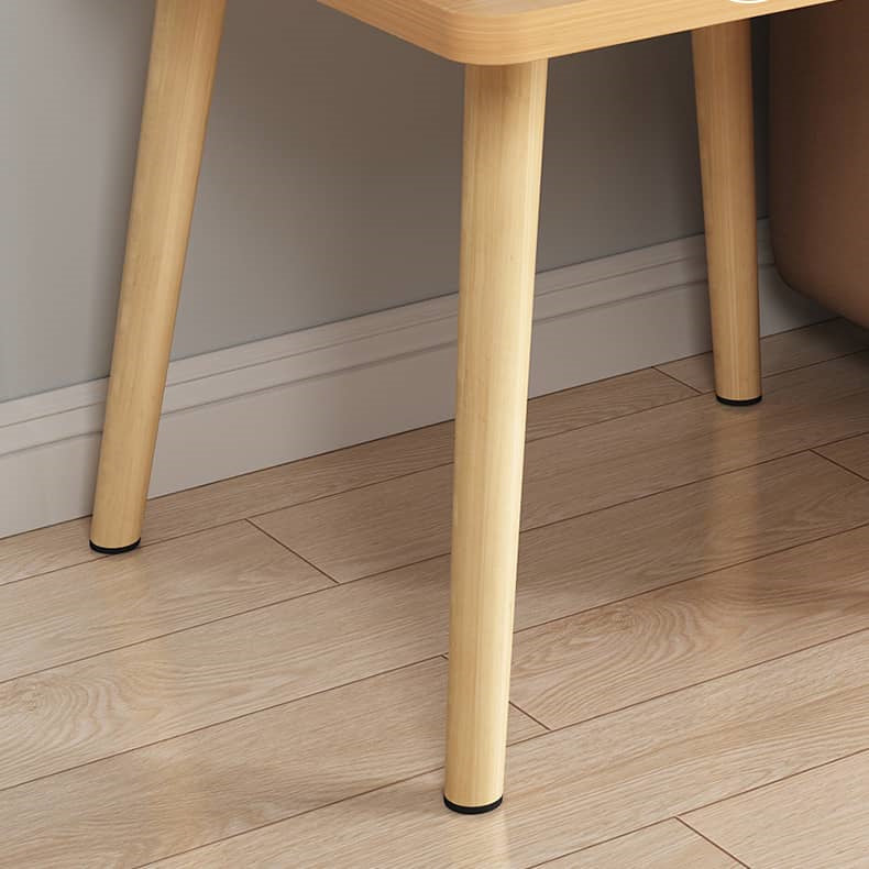 Elegant Solid Wood Tea Table – Modern White, Natural, & Black Design fxjc-919