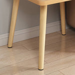 Elegant Solid Wood Tea Table – Modern White, Natural, & Black Design fxjc-919