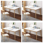 Solid Wood Table in Elegant White Finish - Perfect for Any Modern Home fxjc-920