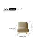 Modern Pine Techno Fabric Sofa - Stylish and Comfortable Living Room Furniture fxmj-3038