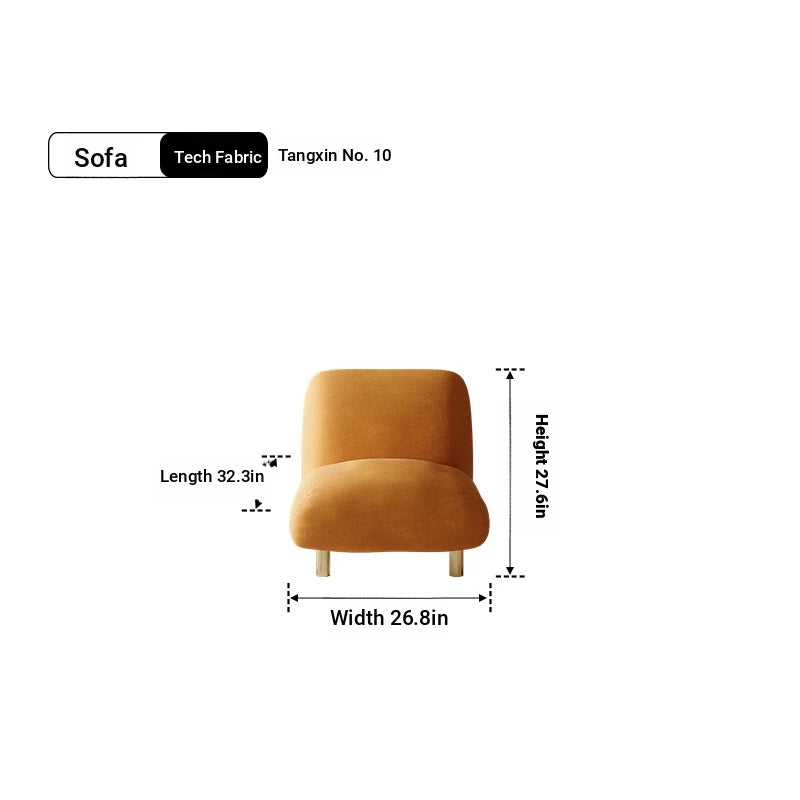 Modern Pine Techno Fabric Sofa - Stylish and Comfortable Living Room Furniture fxmj-3038