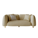 Modern Pine Techno Fabric Sofa - Stylish and Comfortable Living Room Furniture fxmj-3038