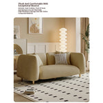 Modern Pine Techno Fabric Sofa - Stylish and Comfortable Living Room Furniture fxmj-3038