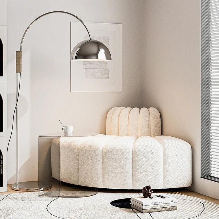 Stylish Pine Sofa with Modern Curved Design - Perfect for Any Living Space fxmj-3039