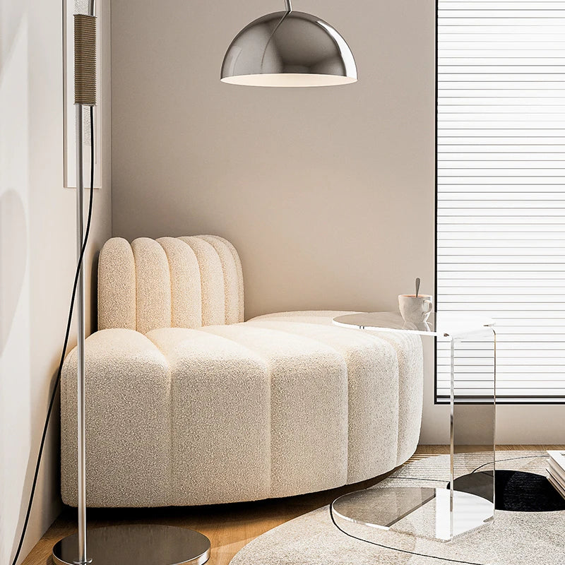 Stylish Pine Sofa with Modern Curved Design - Perfect for Any Living Space fxmj-3039