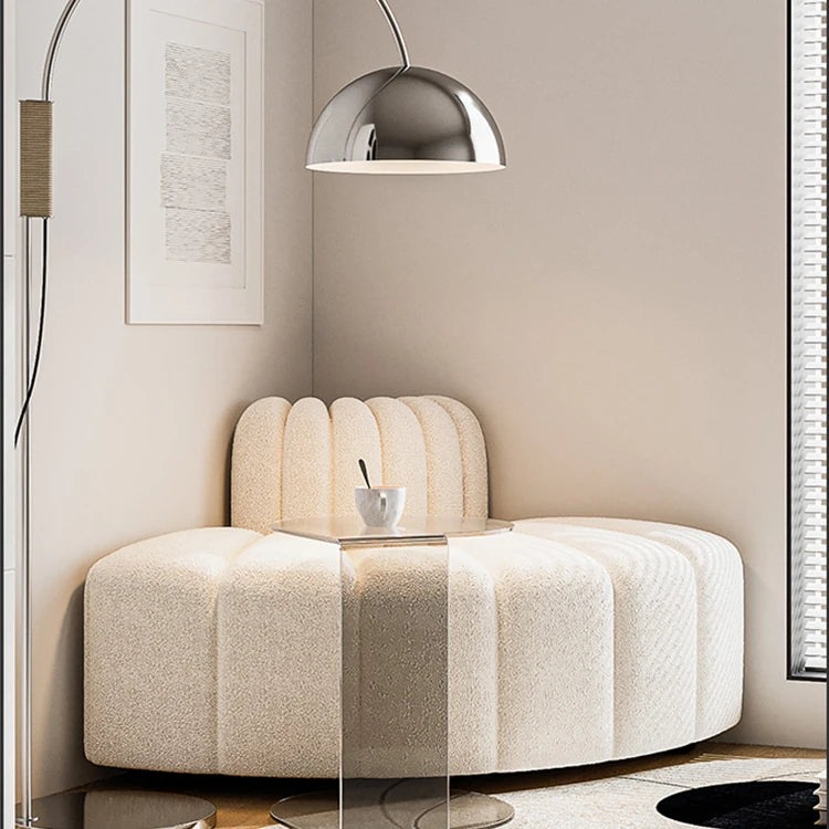 Stylish Pine Sofa with Modern Curved Design - Perfect for Any Living Space fxmj-3039