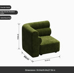 Luxurious Solid Wood Chenille Sofa – Modern Design for Stylish Living Spaces fxmj-3041