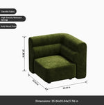 Luxurious Solid Wood Chenille Sofa – Modern Design for Stylish Living Spaces fxmj-3041