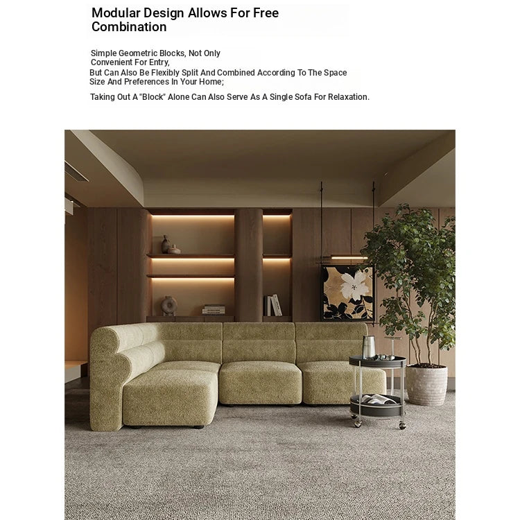 Luxurious Solid Wood Chenille Sofa – Modern Design for Stylish Living Spaces fxmj-3041