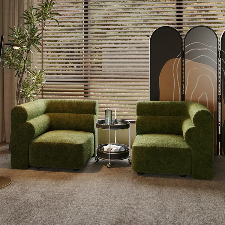 Luxurious Solid Wood Chenille Sofa – Modern Design for Stylish Living Spaces fxmj-3041