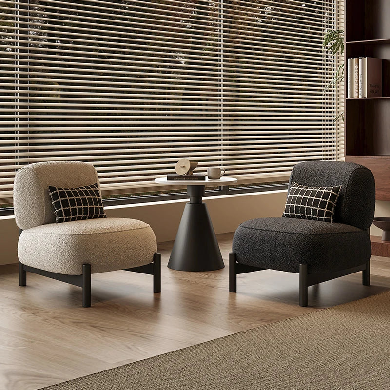 Sleek Pine Accent Chair with Plush Upholstery - Modern Comfort for Any Space fxmj-3042