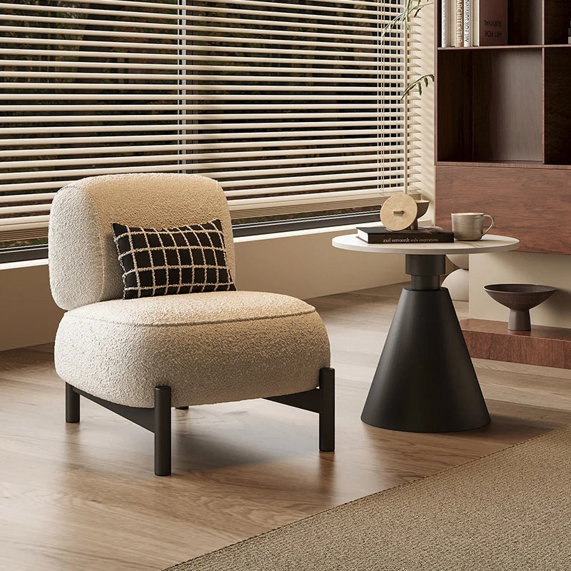 Sleek Pine Accent Chair with Plush Upholstery - Modern Comfort for Any Space fxmj-3042